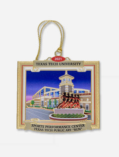 Texas Tech Red Raiders 2021 "Sports Performance Center" 25th Official Ornament