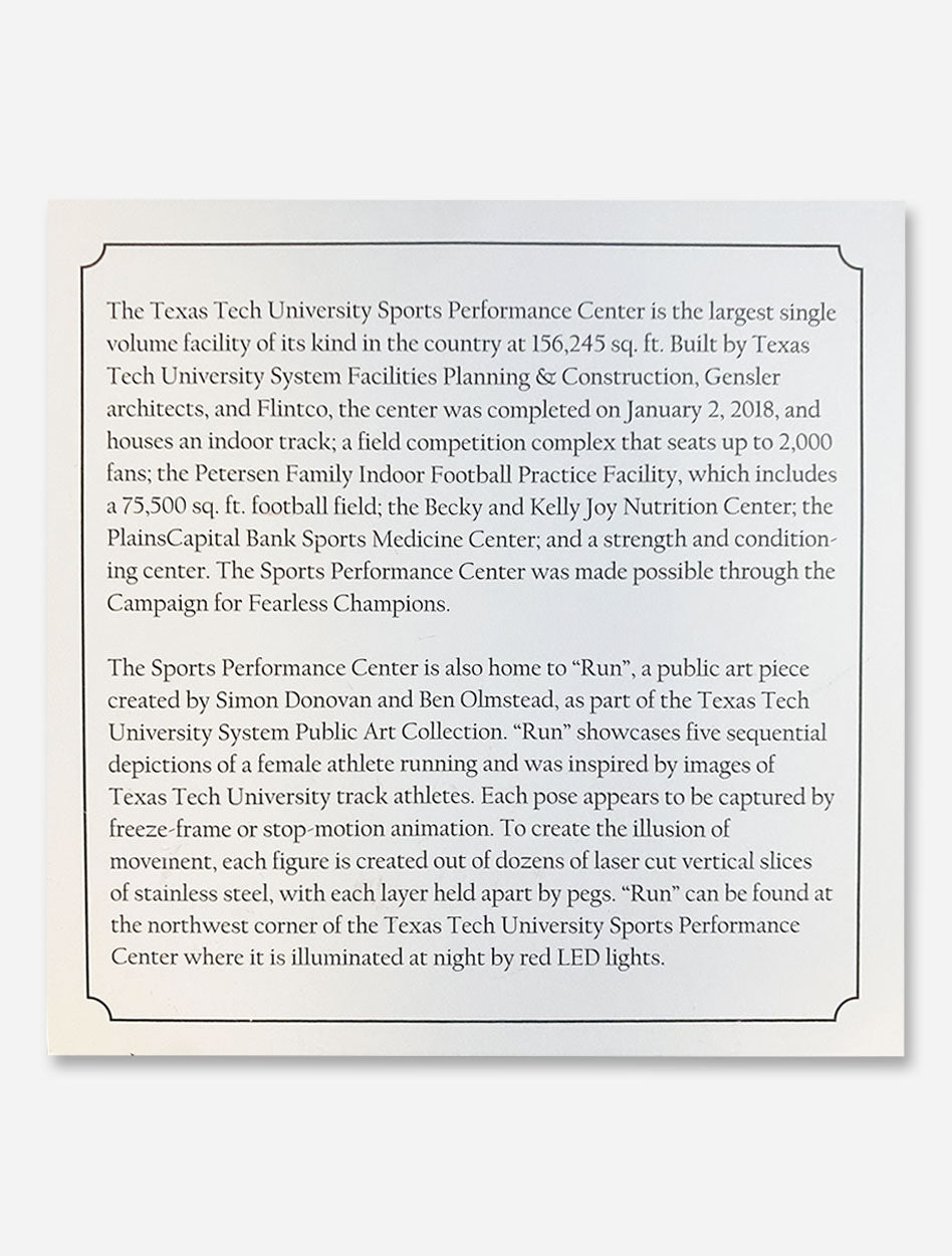 Texas Tech Red Raiders 2021 "Sports Performance Center" 25th Official Ornament