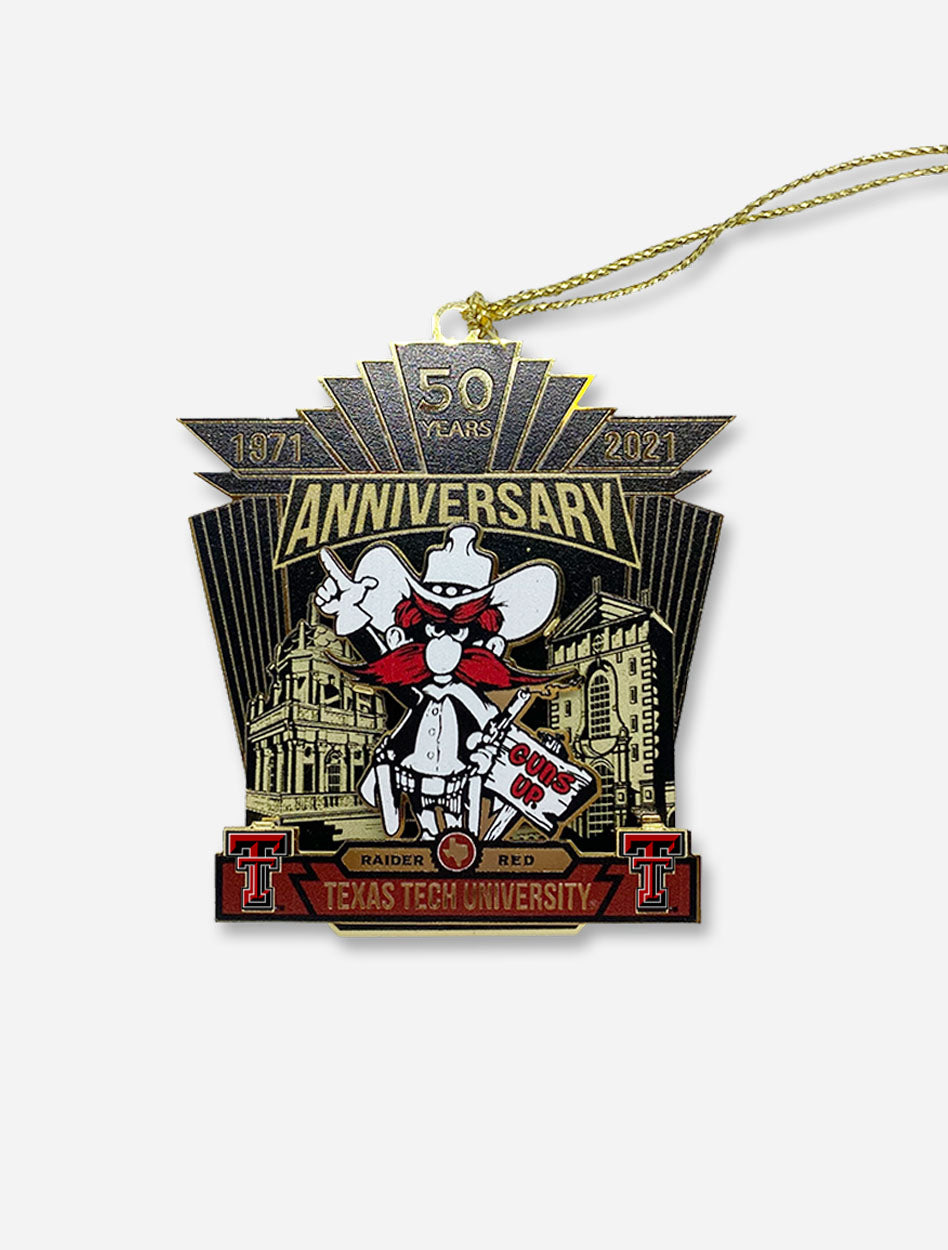 Texas Tech Red Raiders "Vintage Raider Red 50th Anniversary" 2021 Collector's Ornament