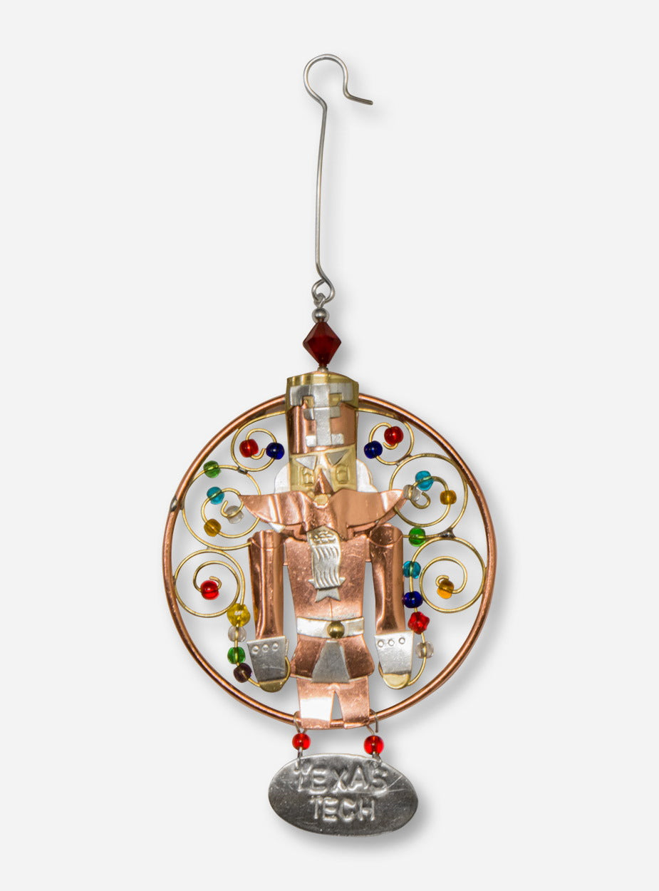 Copper Texas Tech Nutcracker Ornament