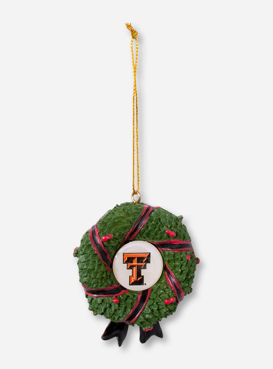 Double T in Christmas Wreath Ornament