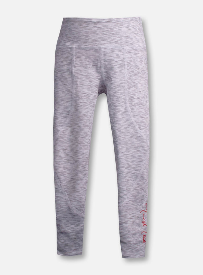 Texas Tech Red Raiders Script "Touchdown" YOUTH Pocket Leggings