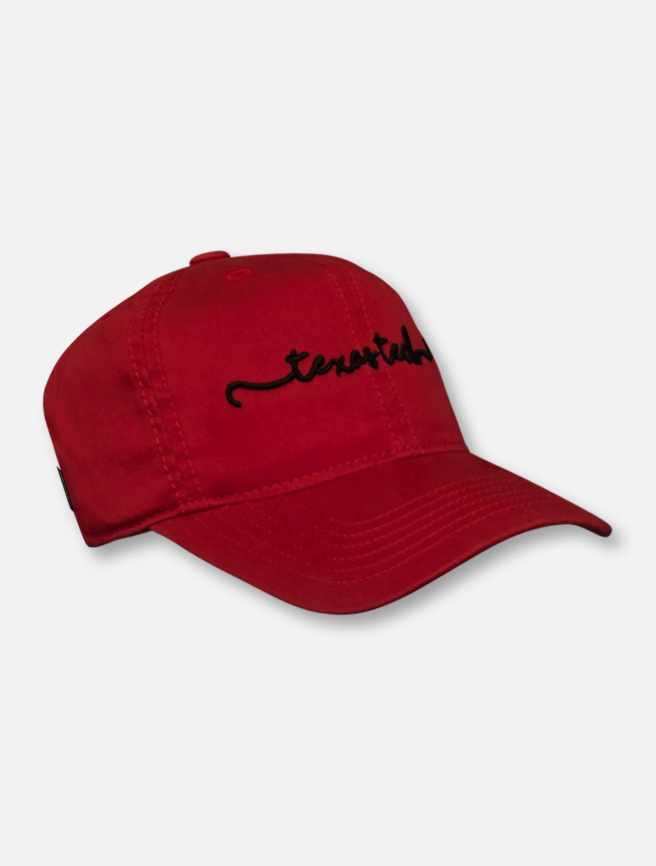 Legacy Texas Tech Red Raiders "Scripted" YOUTH Red Adjustable Cap