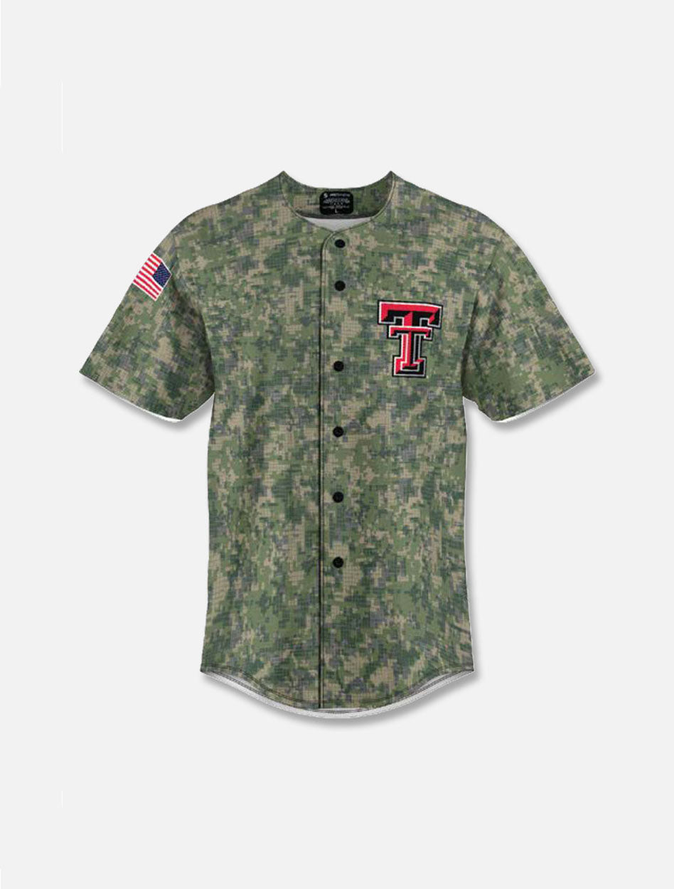 Texas Tech Red Raiders YOUTH "Military Appreciation" Baseball Jersey