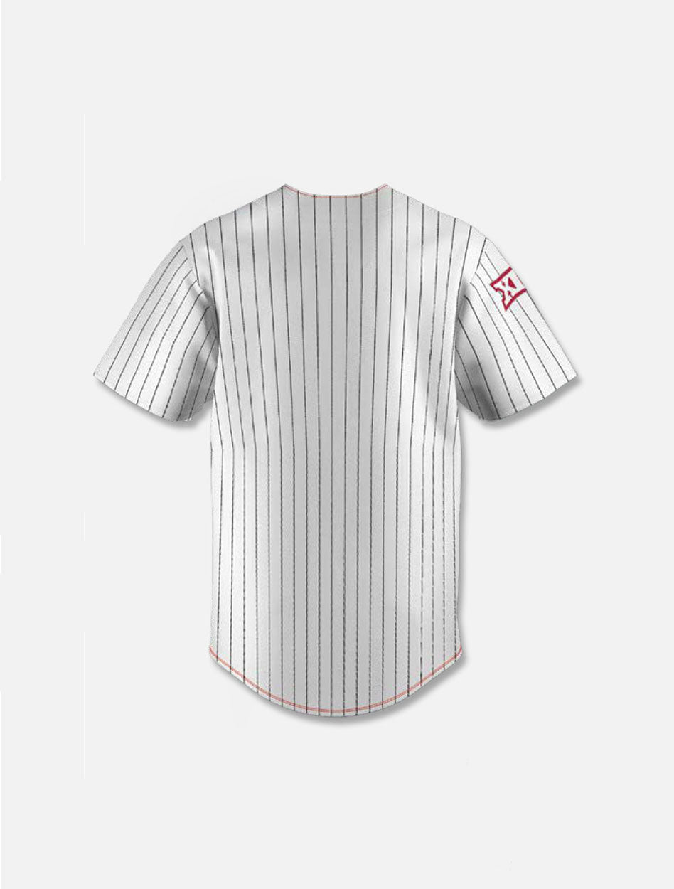 Texas Tech Red Raiders YOUTH Pinstripe Replica Baseball Jersey