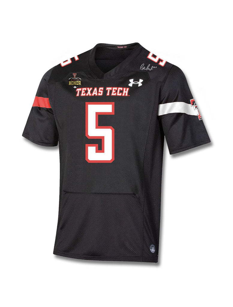 Youth Under Armour Mahomes Ring of Honor Black Football Jersey in Black, Size: M, Sold by Red Raider Outfitters