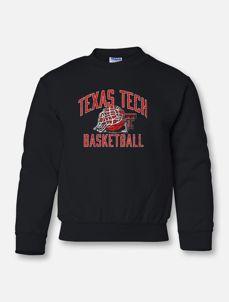 Texas Tech "Rip it" Basketball YOUTH Crew Sweatshirt