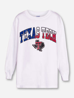Texas Tech Lone Star Pride on YOUTH White Long Sleeve