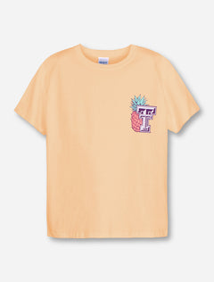 Texas Tech Pineapple Vibes on YOUTH Butter T-Shirt