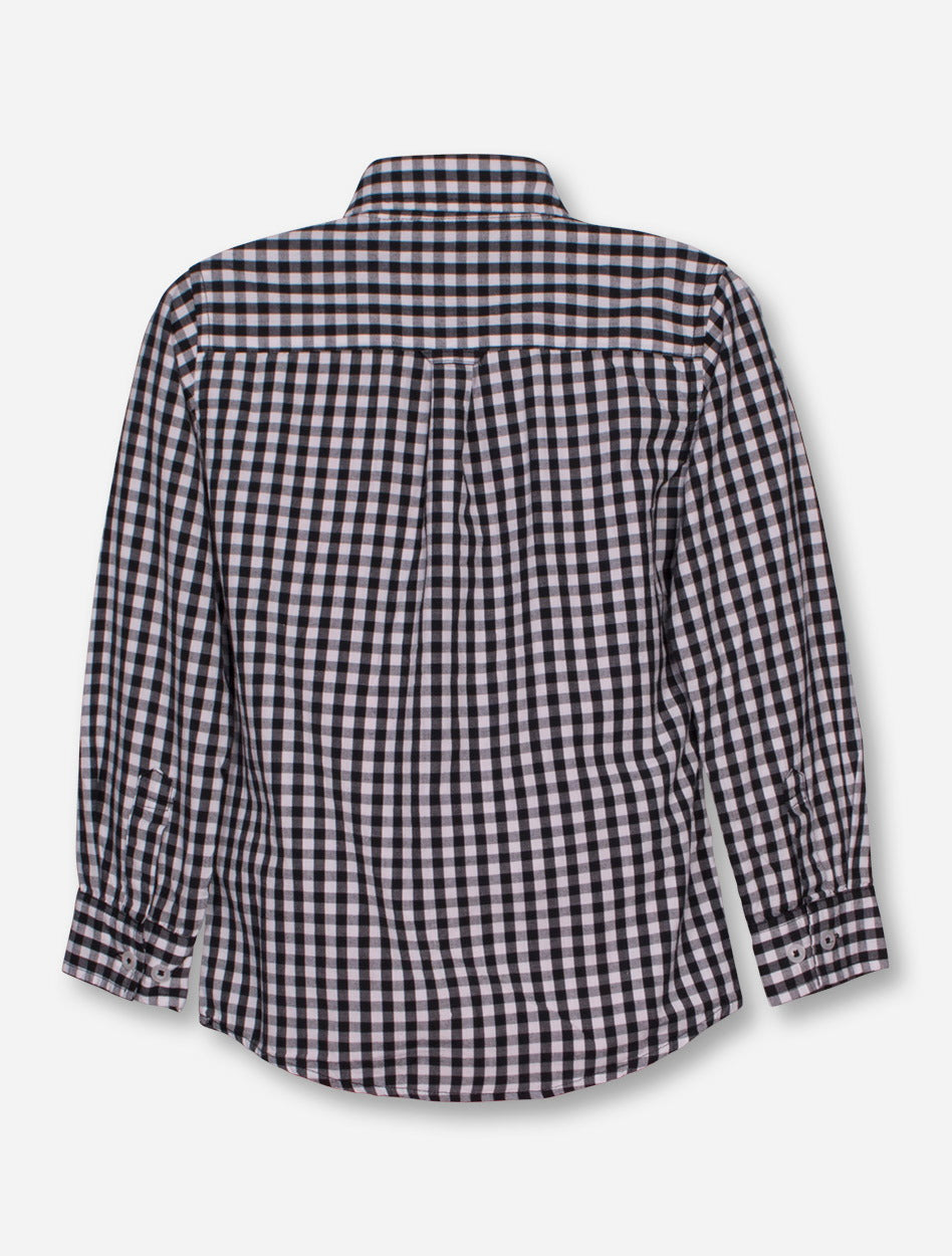 Wes & Willy Texas Tech Gingham KID'S Dress Shirt
