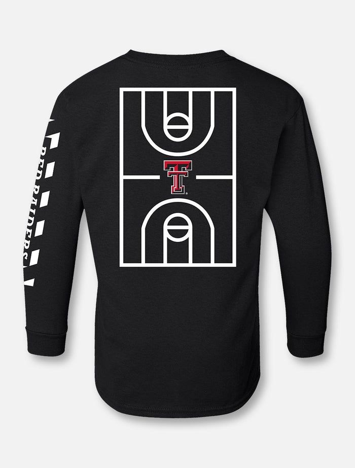 YOUTH Texas Tech Red Raiders "Court in Session" 2020 Basketball Black Long sleeve T-Shirt