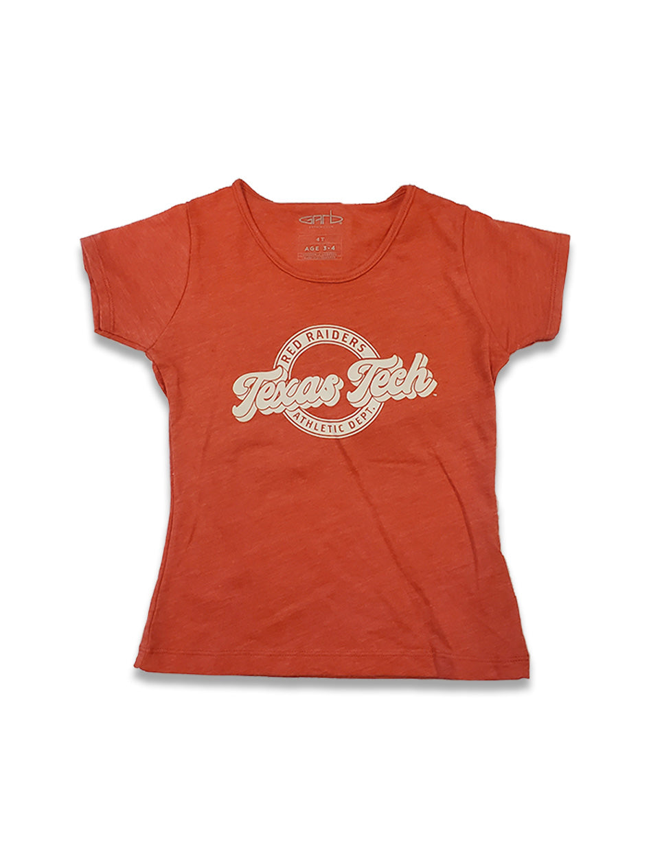 Garb Texas Tech "Charlotte" YOUTH Cap Sleeve Tee