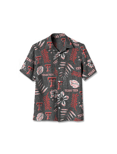 Wes & Willy Texas Tech Double T "Vintage Floral" YOUTH Button Up Dress Shirt